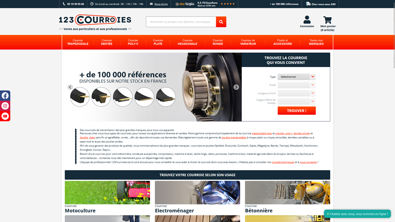 123Courroie