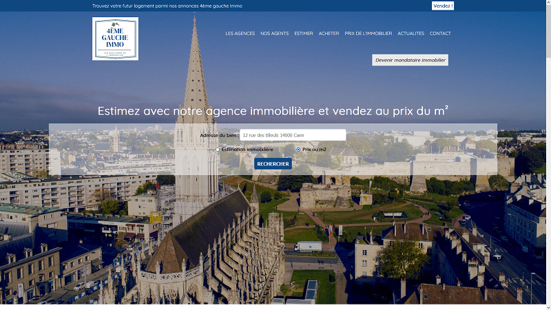 4eme Gauche Immo, l'agence immobilière du Calvados