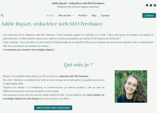 Adèle Bayart - Rédactrice web SEO