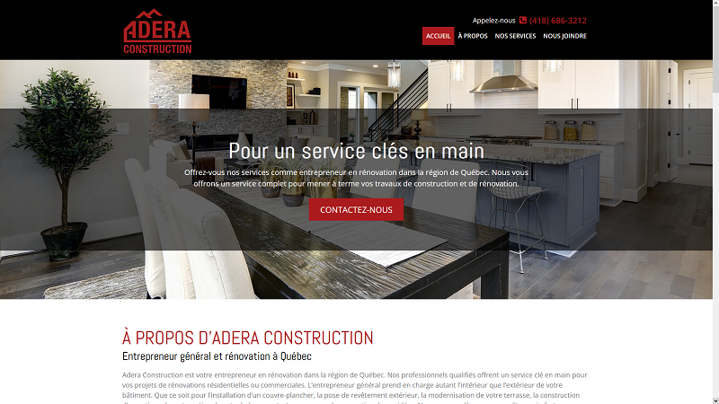 Adera Construction de Québec