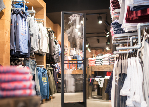 portique antivol dans un magasin