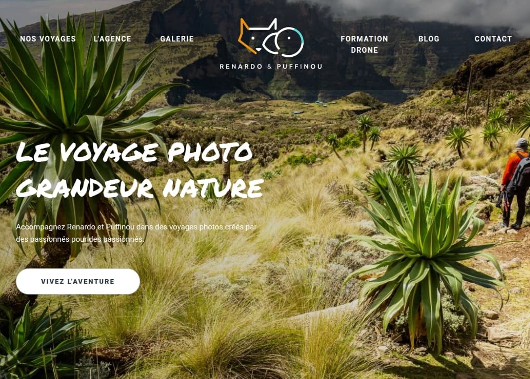 Agence de voyage photo Renardo & Puffinou