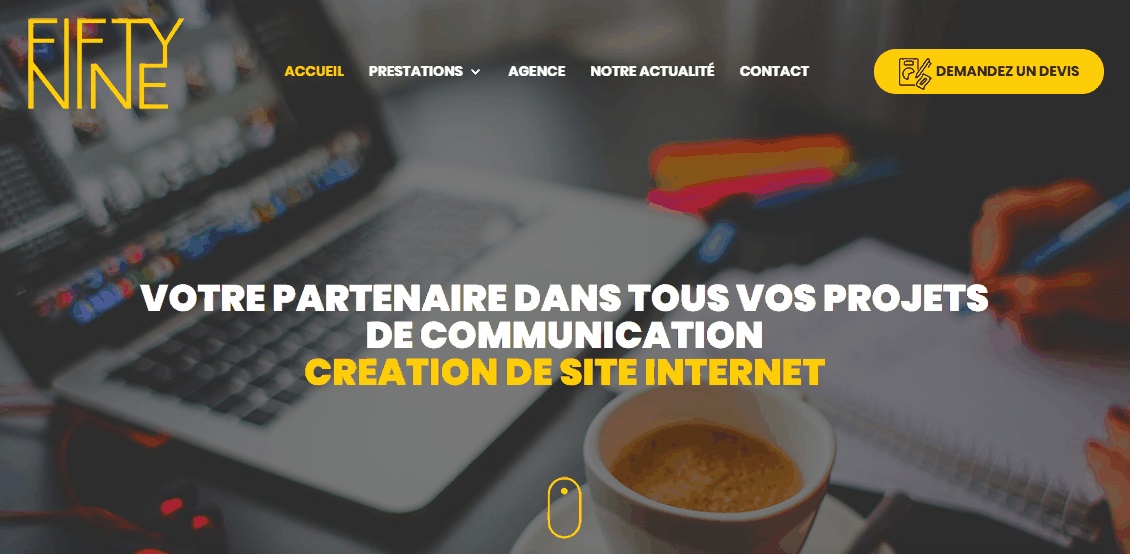 Création de site internet Bordeaux Fifty-Nine Communication