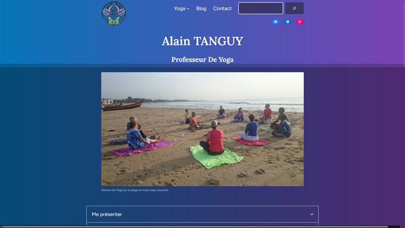 Alain Tanguy Professeur de Yoga