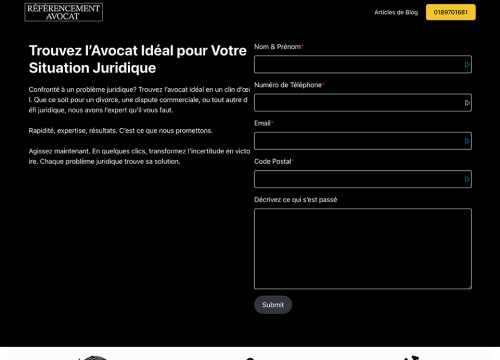 Référencement Avocat