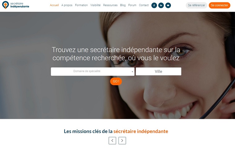 référencement secrétaire indépendante. 