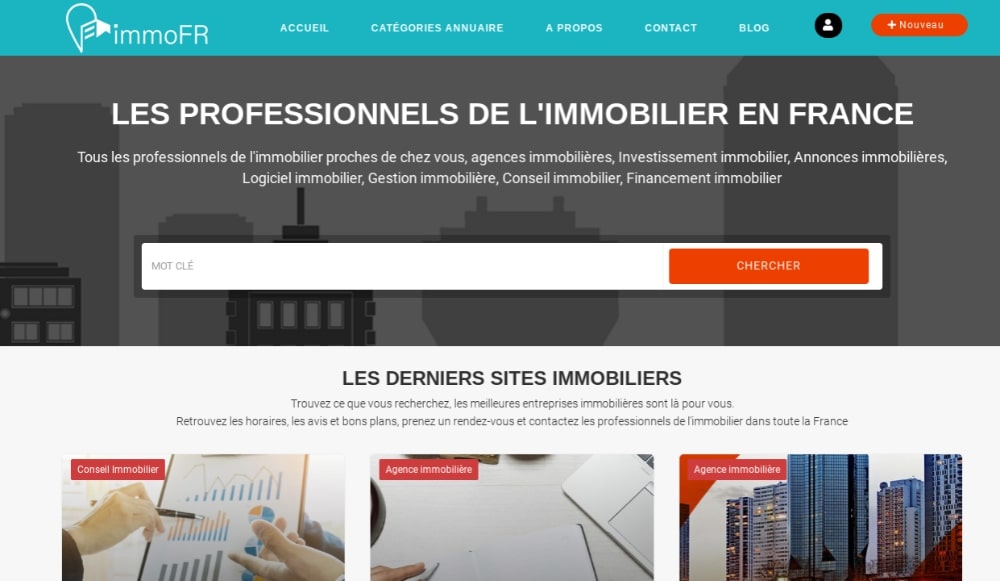 Immofr Annuaire immobilier France
