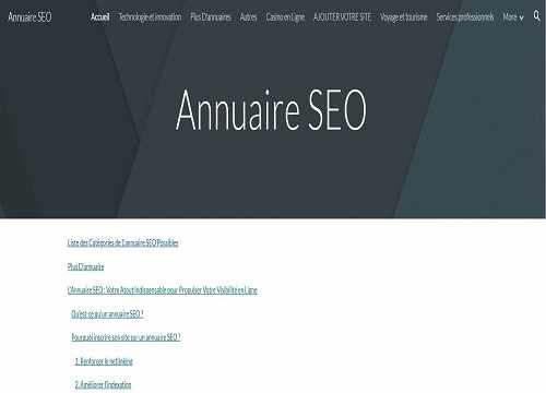 screen Annuaire Refrencement Web Gratuit