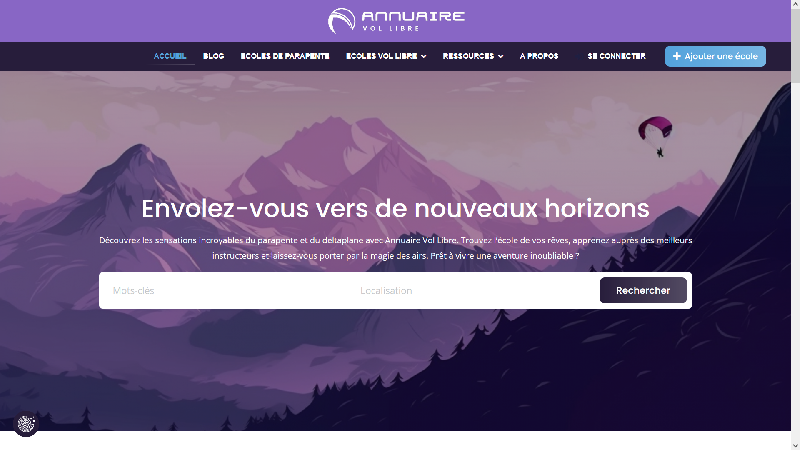 Annuaire vol libre