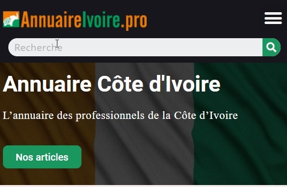 Accueil AnnuaireIvoire.pro