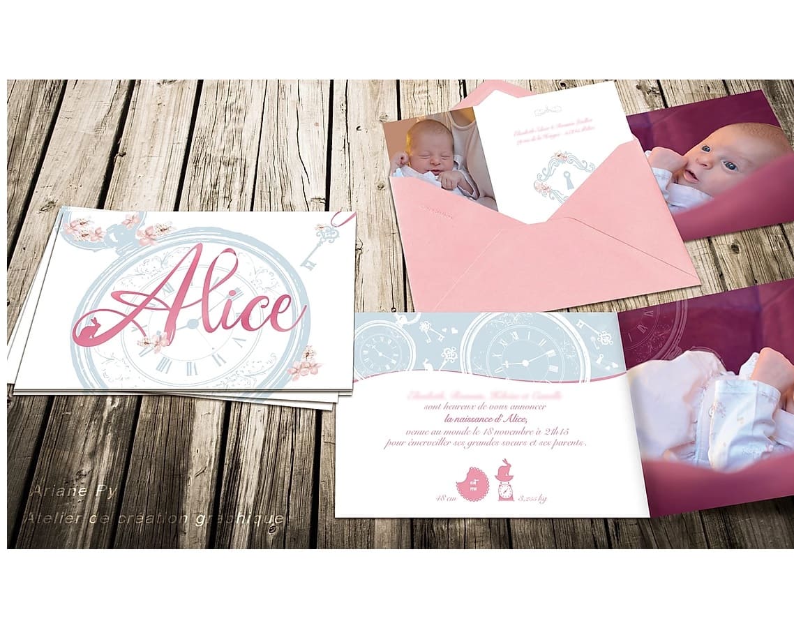 faire part naissance Ariane Py