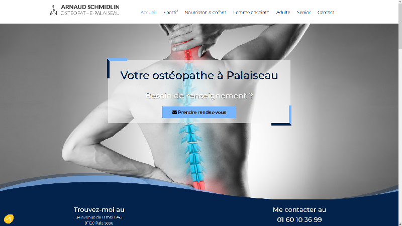Arnaud Schmidlin - Ostéopathe à Palaiseau 