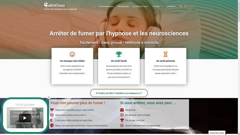 Arrêter de fumer la cigarette avec la méthode Switchgood