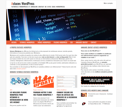 Annuaire site wordpress