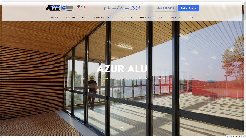 Azur Alu - Fabrication et pose de menuiserie serrureries et fermetures