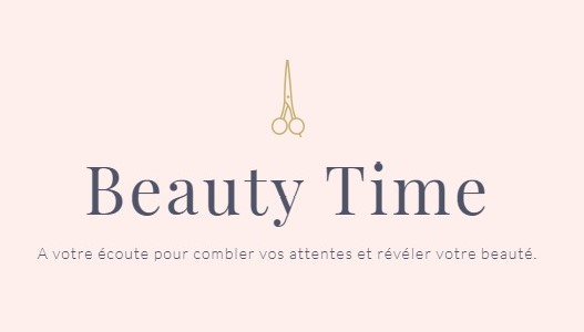 Logo Beauty Time - salon de coiffure