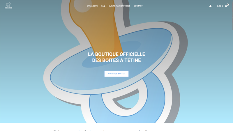Boîte à tétine