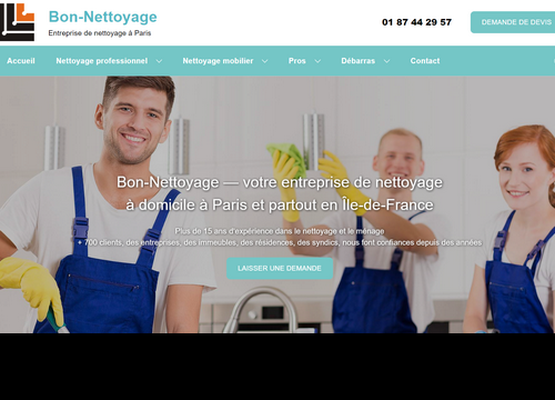 Bon-Nettoyage - Entreprise de nettoyage à Paris