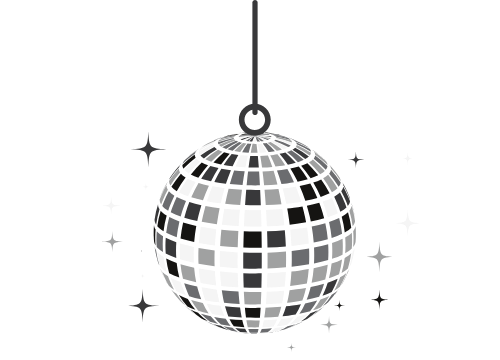 boule a facette, boule disco, deco disco