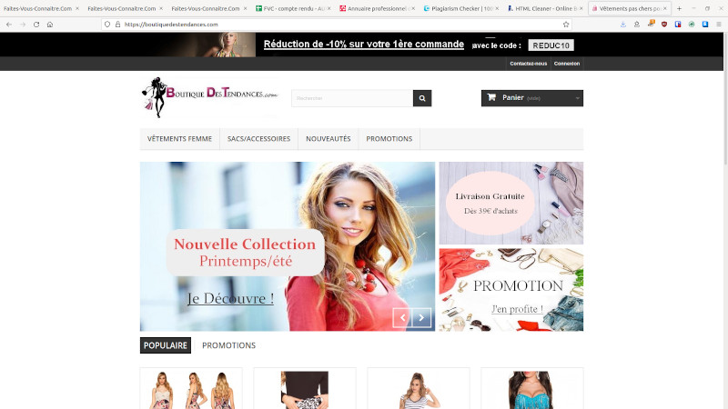 Boutique des tendances