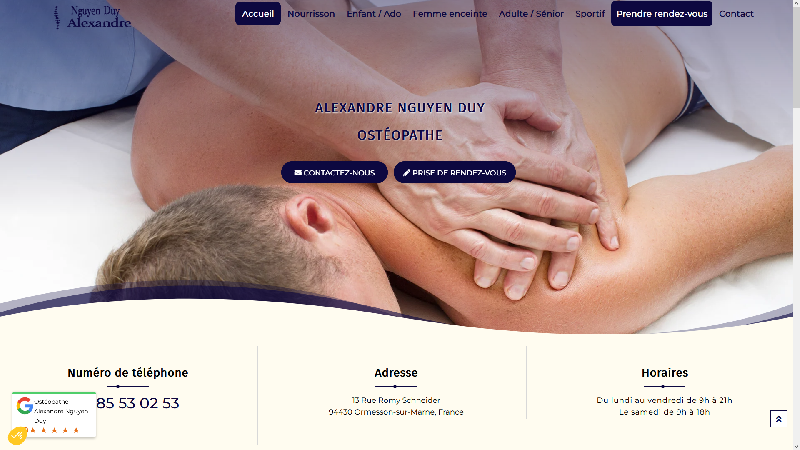 Ostéopathe à Ormesson sur Marne