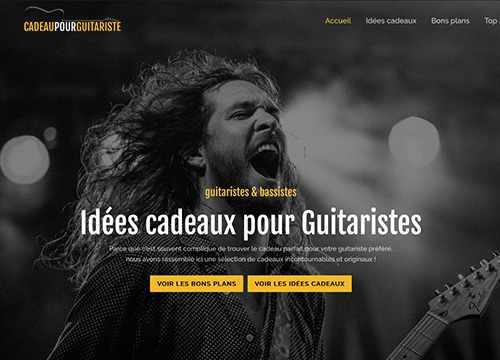 Cadeau pour guitariste