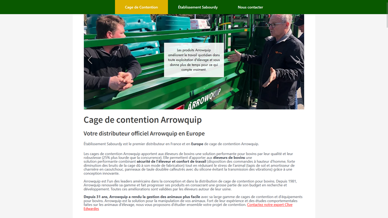 Cage de contention