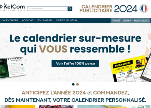 Site Calendriers publicitaires pro KelCom