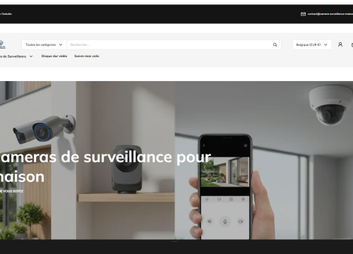 Boutique cameras de surveillance maison interieur exterieur