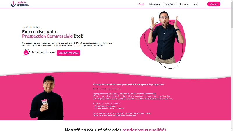 Captain Prospect - Agence de prospection commerciale BTOB