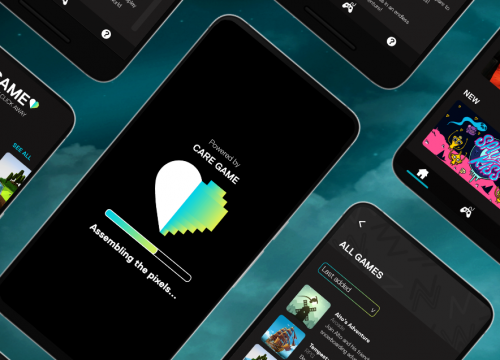 Caregame - Mobile gaming, one click away.