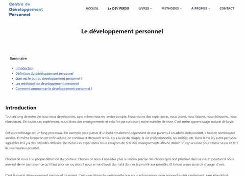 Centre de Développement Personnel