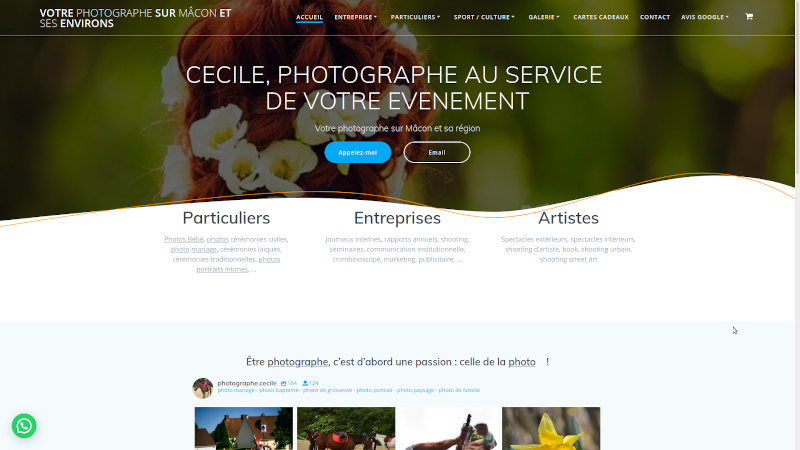 Cécile photographe