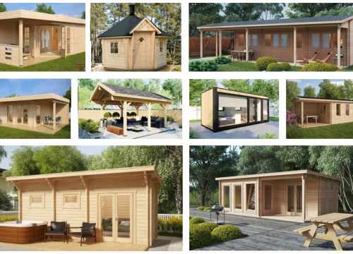 Chalets en bois et abris de jardin en kit, qualité Premium