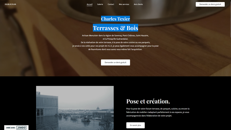 Charles Texier Terrasses & Bois