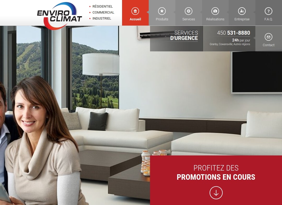 Chauffage, climatisation - Enviroclimat