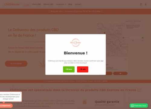 Livraison de produits CBD sur Paris