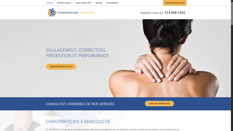 Chiropratique TriAction | Clinique Chiropratique à Mascouche