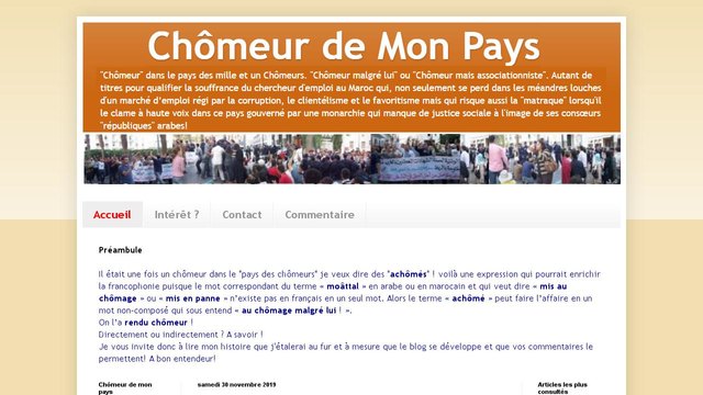 Etre chômeur dans le pays des chômeurs