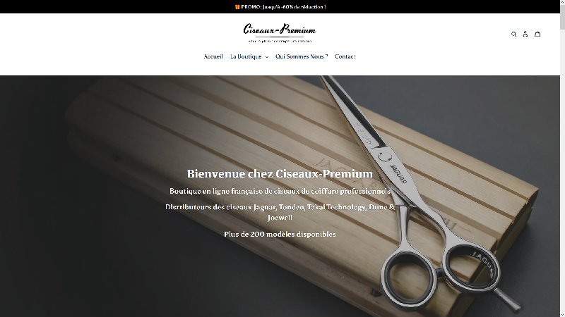 Ciseaux Premium - Specialistes des ciseaux de coiffure