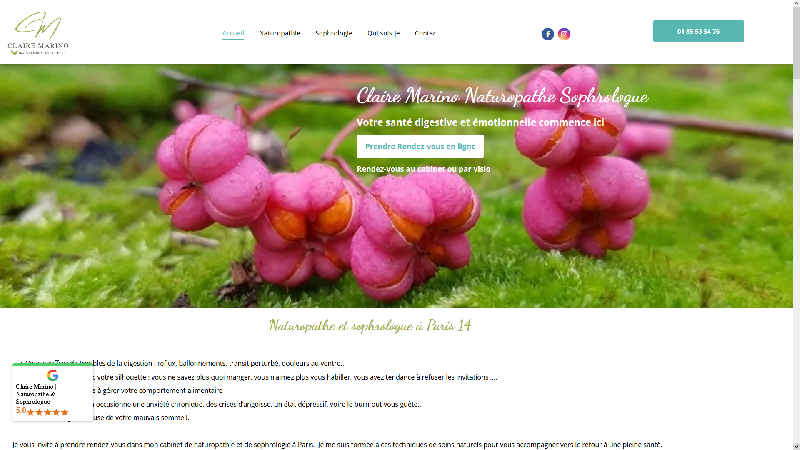 Claire Marino - Naturopathe et sophrologue à Paris 14