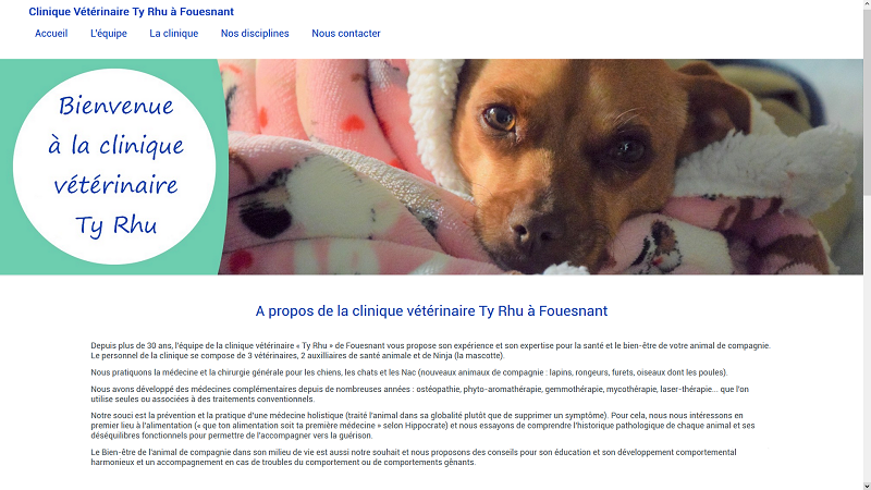 Clinique Vétérinaire Ty Rhu à Fouesnant