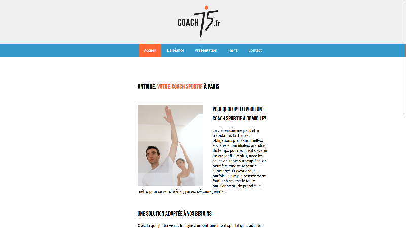 Coach75 - Antoine - Coach sportif à Paris