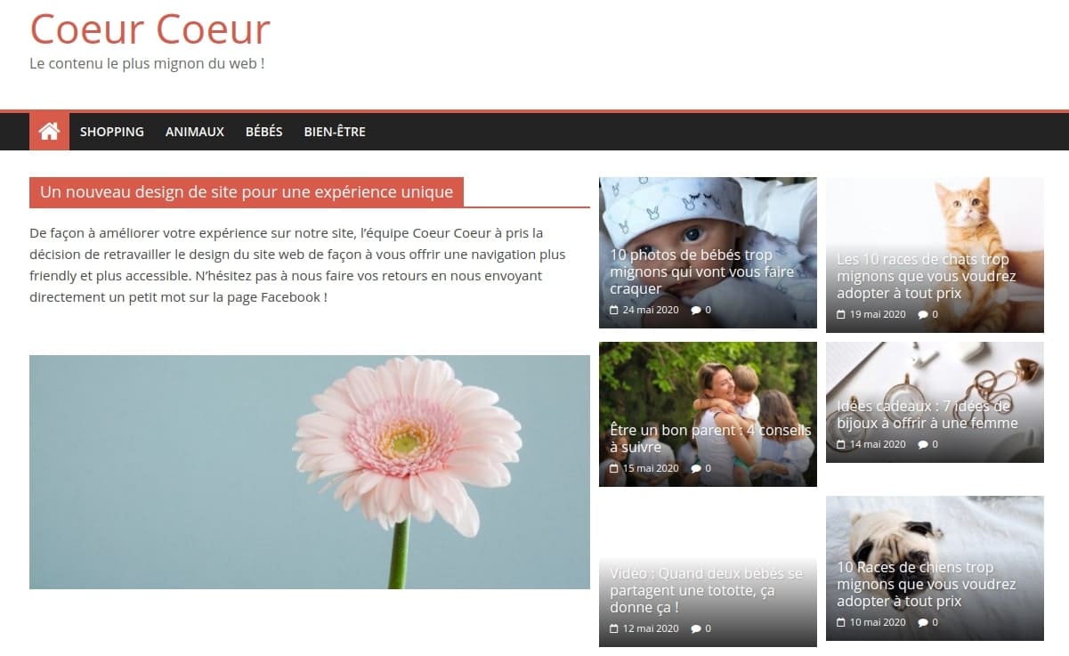 site Coeur Coeur