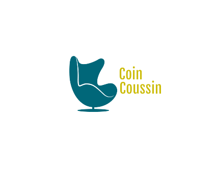 logo coin coussin