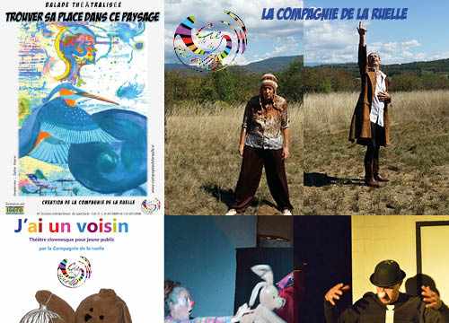 Compagnie de théâtre en Isère, Rhône-Alpes. Spectacles pour enfants. Balades théâtralisée.