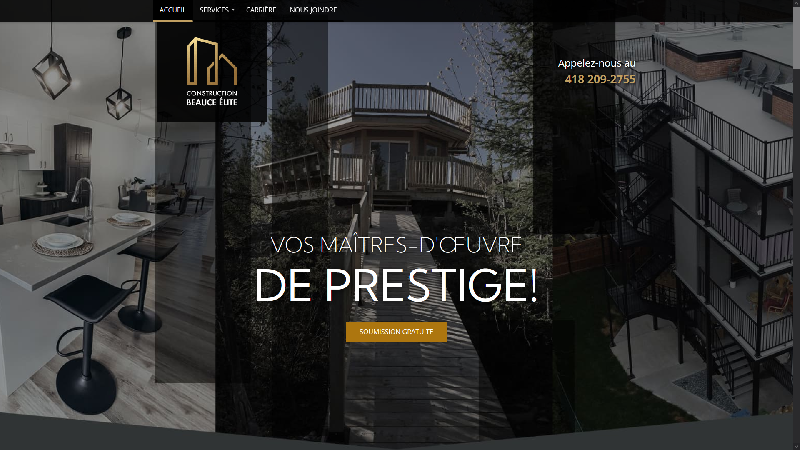 Entrepreneur général Beauce, Lévis, Québec | Construction Beauce Élite