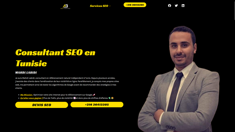Mahdi Labidi : Consultant SEO 