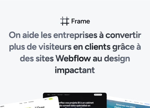Frame-Ux, agence wefblow