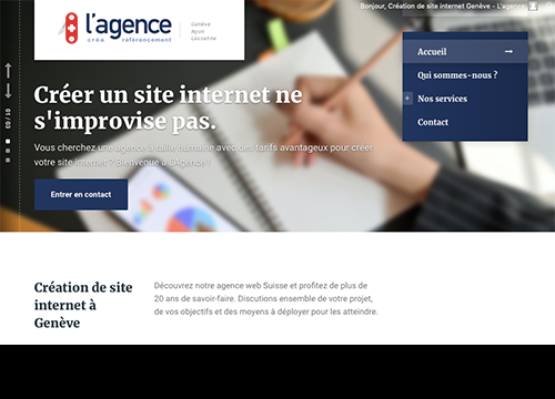 Agence de création de site internet à Genève et en Suisse